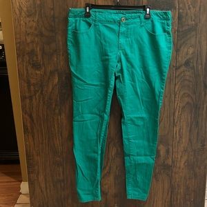 Green Skinny Jeans